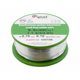 Fludor fără plumb Cynel Sn99Cu1, 0,7 mm, 100 g