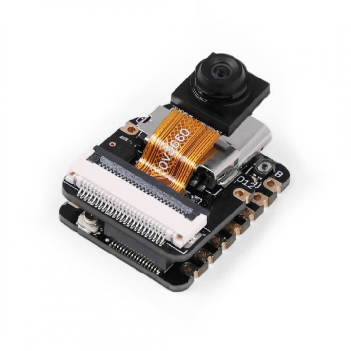 Seeed Studio XIAO ESP32-S3 Sense (cameră OV2640 și microfon)