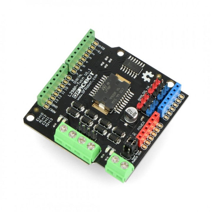 Shield de motoare DFRobot Gravity 2×2A pentru Arduino