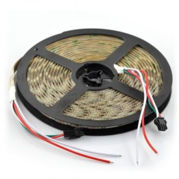 Bandă LED adresabilă WS2811 12 V, 60 LED/m, IP65, 5 m