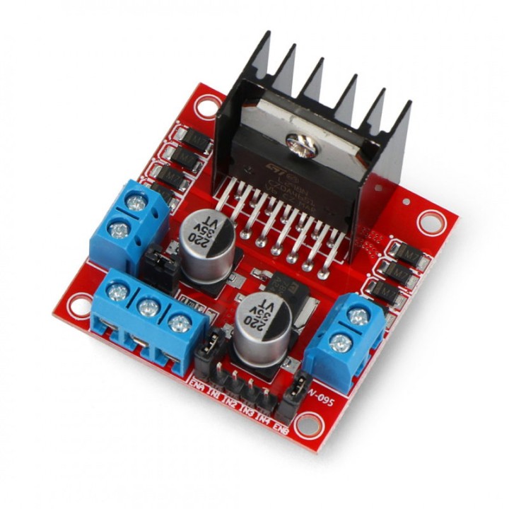 Modul punte H dublă L298N, 12 V / 2 A