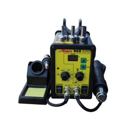 Stație de lipit Alien 968 2 în 1, aer cald 450 W | Letcon