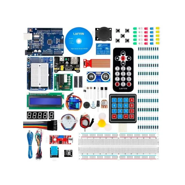 Kit Arduino UNO R3 cu motor DC, pentru început | Letcon