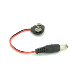 Cablu baterie 9 V cu mufă DC pentru Arduino — Letcon