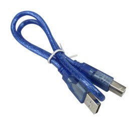 Cablu USB-A → USB-B, 50 cm, pentru Arduino UNO și Mega — Letcon