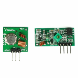 Set radio 433 MHz: emițător FS1000A + receptor — Letcon
