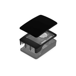 Carcasă oficială Raspberry Pi 5, negru cu gri
