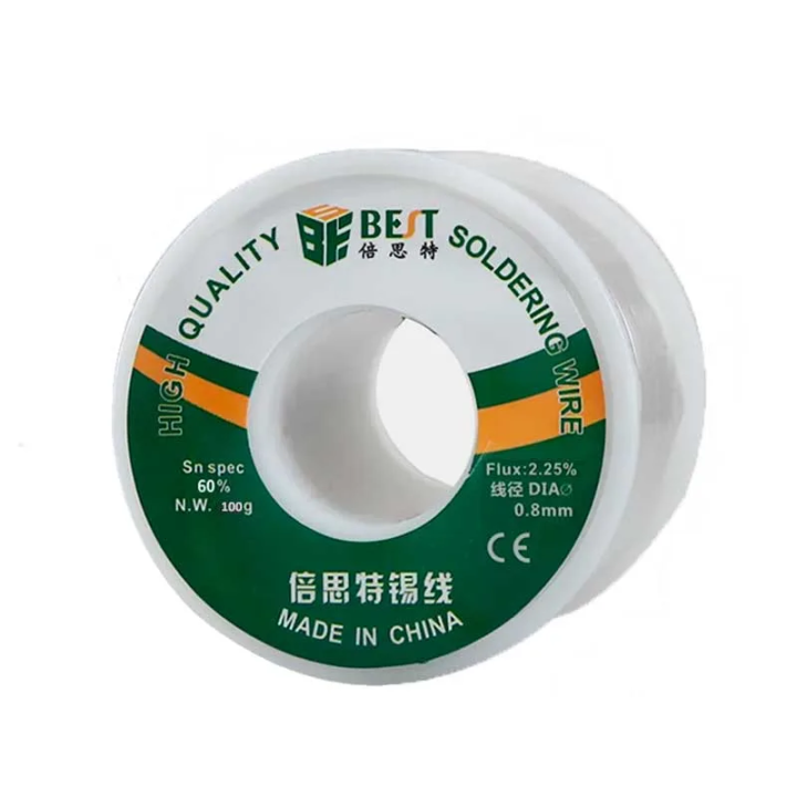 Fludor Sn60Pb40 cu flux, 0,8 mm, 100 g | Letcon