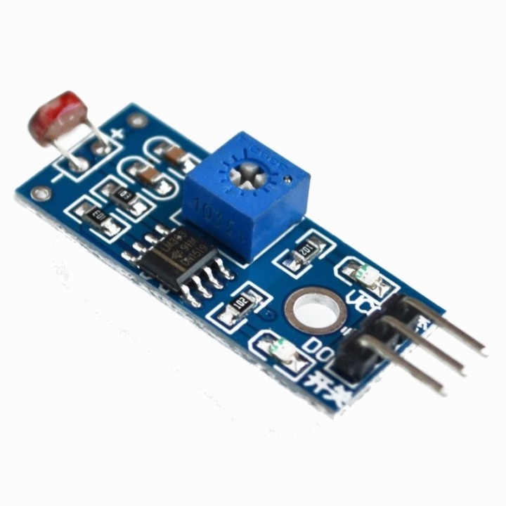 Modul senzor de lumină cu fotorezistor și comparator LM393