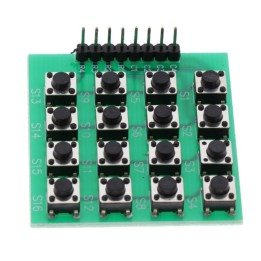 Tastatură matricială 4×4 cu 16 butoane tactile