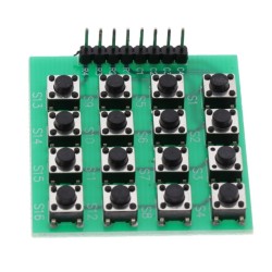 Tastatură matricială 4×4 cu 16 butoane tactile