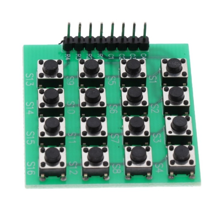 Tastatură matricială 4×4 cu 16 butoane tactile