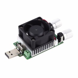 Sarcină electronică USB, 35 W, 3–21 V, curent reglabil